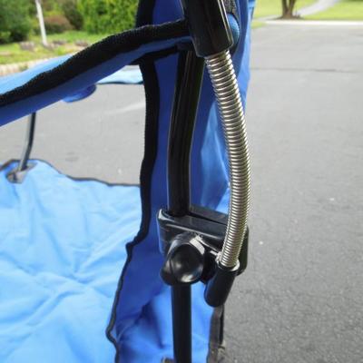 Pair of Beach/Camp/Tailgating Folding Chairs w/Umbrella