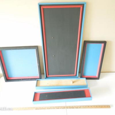 Mixed Lot of Custom Made Wood Shadow Boxes