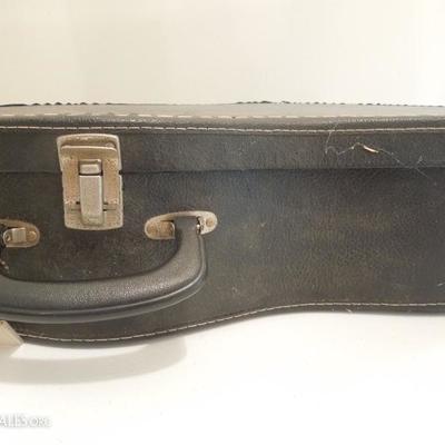 Vintage Leather Guitar Case