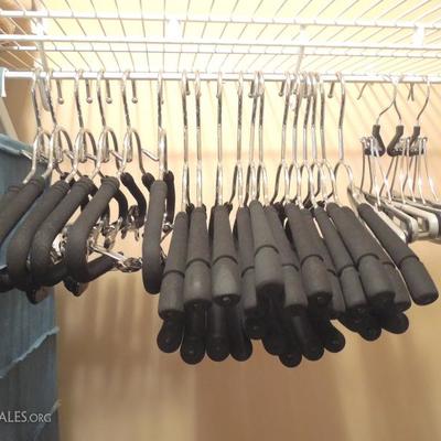 Lot of Closet Organizing Tools