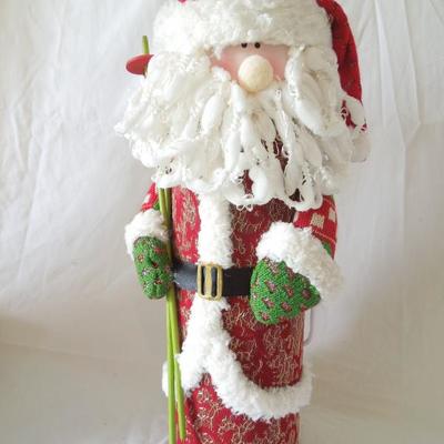 2 Decorative Santas and 2 Snowmen
