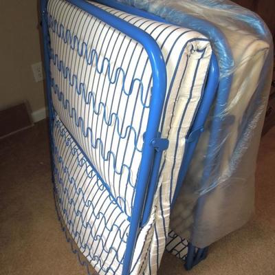 Pair New Twin Cots and 2" Mattress