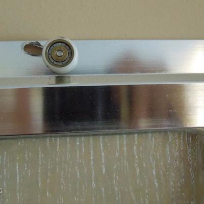 Pair of Track Sliding Shower Door Panels