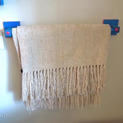 Custom Made Wall Mount Blanket Rack