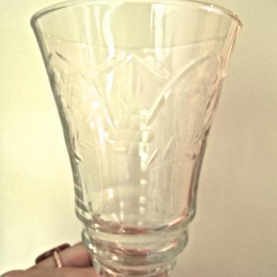36 Assorted Matching Pressed Glass Vintage Stemware