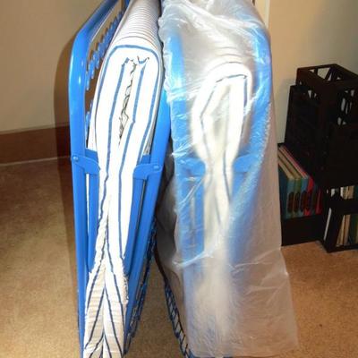Pair New Twin Cots and 2" Mattress