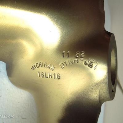 Authentic Set of Brass 18" Propeller Blades