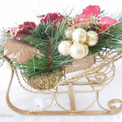 Mixed Lot Christmas Decorations and Ribbon