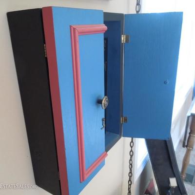 Custom Made Wall Display Cabinet with Gate Doors