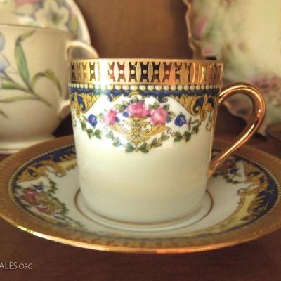 Lot of Antique European Style Cups and Plates