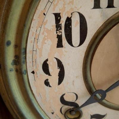 1890's Ingraham 8 Day Mantle Clock in Oak Case 