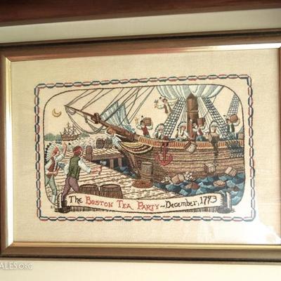 Pair of Historical Framed Prints
