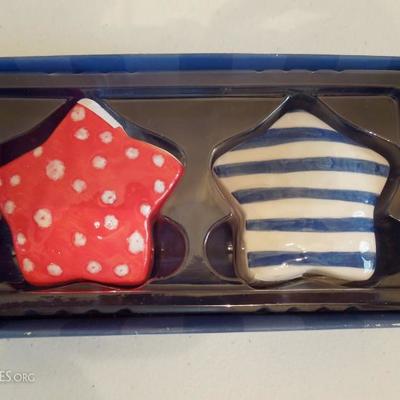 Lot of 4 Holiday Serving Items