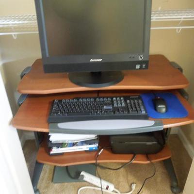 Lot of Office Equipment including Monitor and Printer