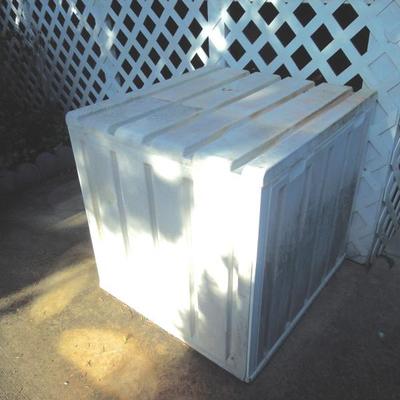 Plastic Gardening Storage Bin 30x30x30