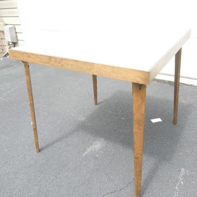 Vintage Wooden Folding Card Table