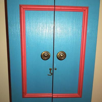 Custom Made Wall Display Cabinet with Gate Doors