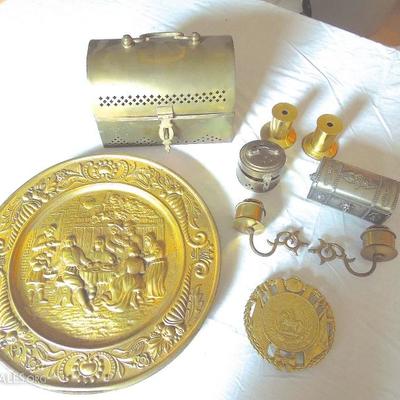 Lot of Brass and Metal Collectibles