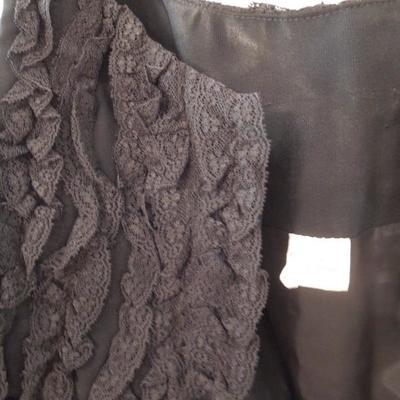 Vintage Size 11 Spaghetti Strap Evening Dress and Ruched Sleeveless Jacket