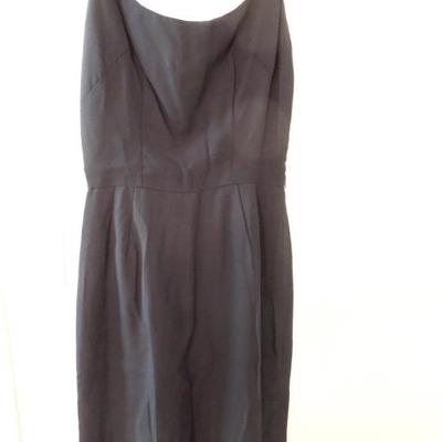Vintage Size 11 Spaghetti Strap Evening Dress and Ruched Sleeveless Jacket