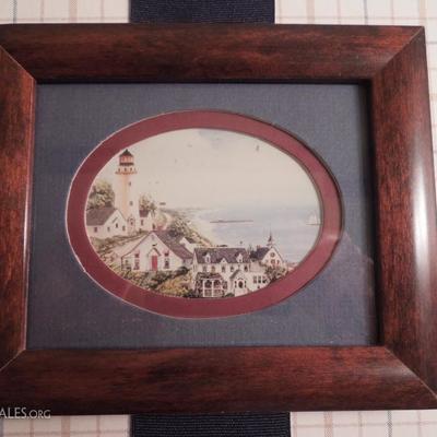 Ribbon Hung Framed Miniature Prints 