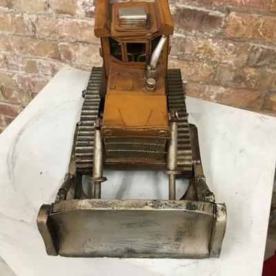 Scale Model Replica Bulldozer Cat Tractor 9