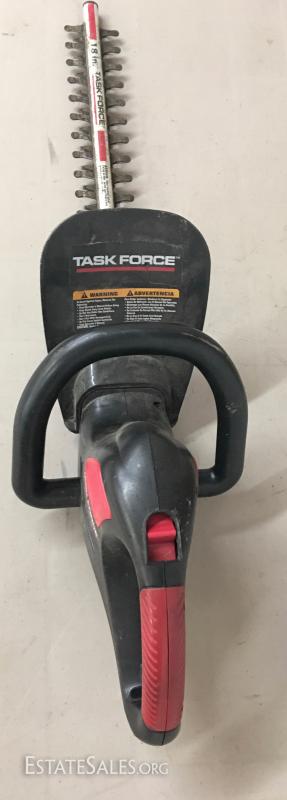 task force electric hedge trimmer
