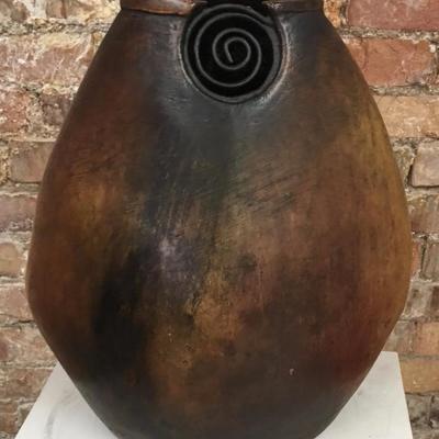 Ceramic Decorative Vase Primitive Style 