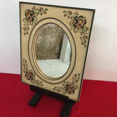 Tole painted mirror frame 20