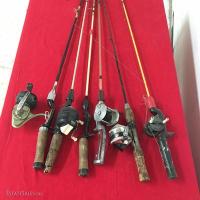 Lot of Fishing Rods & Reels 6 Total~~