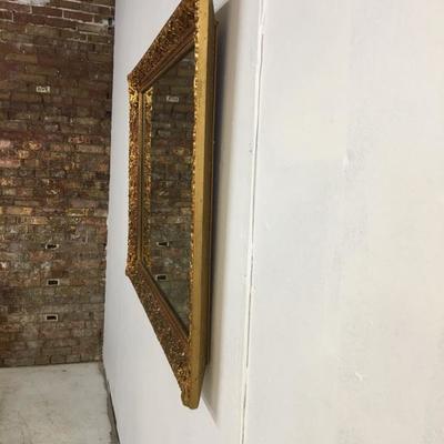 Gold Framed Mirror Large 48