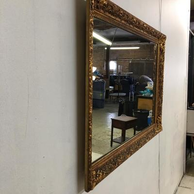 Gold Framed Mirror Large 48