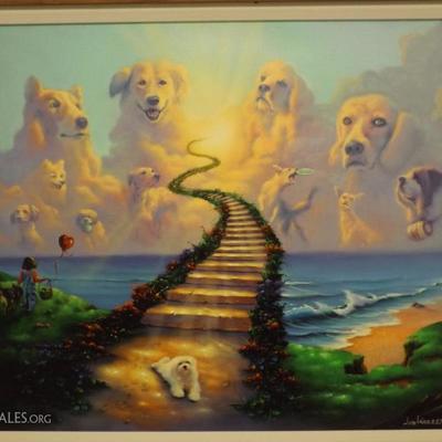 Stairway to Dog Heaven - Jim Warren Signed print  #230/450