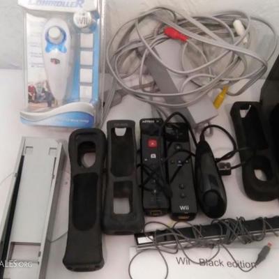 Wii black edition includes games controllers 3075 