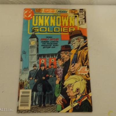 lot 102 Comic's includes Mad, Unknown Soldier, and Archie