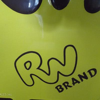 Ranch Way Feeds Sign Large Vintage Metal Sign