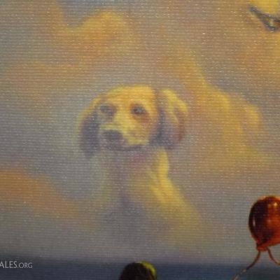 Stairway to Dog Heaven - Jim Warren Signed print  #230/450