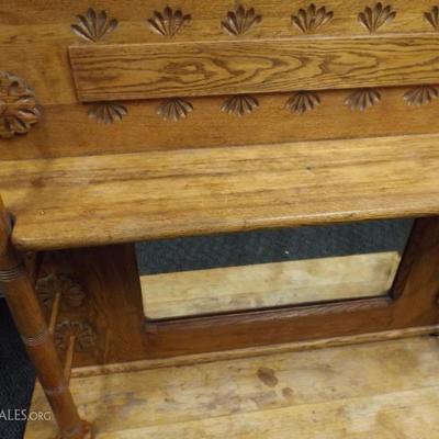 Antique 1900s Backbar wood