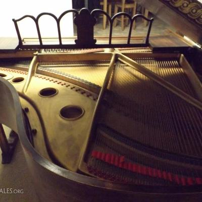 Piano New York Baby Grand Brewster 1800s 