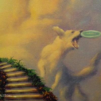 Stairway to Dog Heaven - Jim Warren Signed print  #230/450