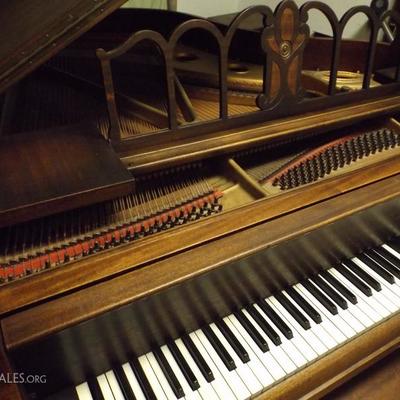 Piano New York Baby Grand Brewster 1800s 