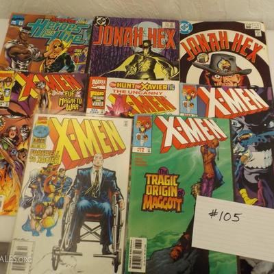 comics lot 105 X Men, Jonah Hex, Heroes for Hire