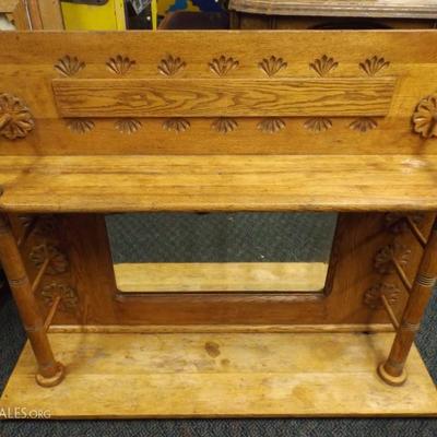 Antique 1900s Backbar wood
