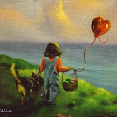 Stairway to Dog Heaven - Jim Warren Signed print  #230/450