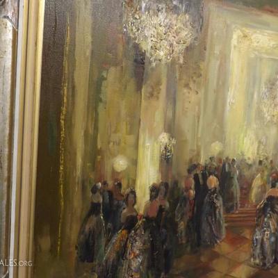 Fine Art Oil Painting Ballroom