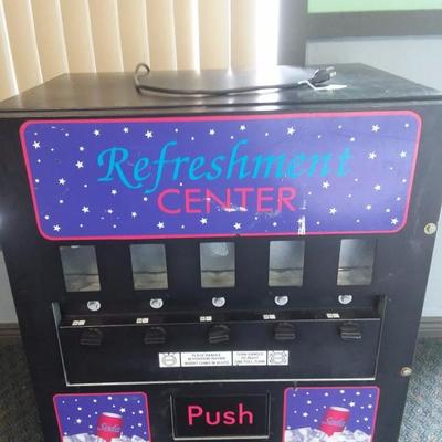 POP machine coin op soda dispenser fill with your own favorite bev or beer