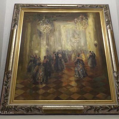 Fine Art Oil Painting Ballroom