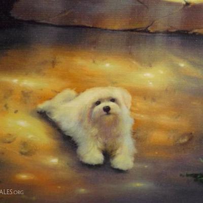 Stairway to Dog Heaven - Jim Warren Signed print  #230/450