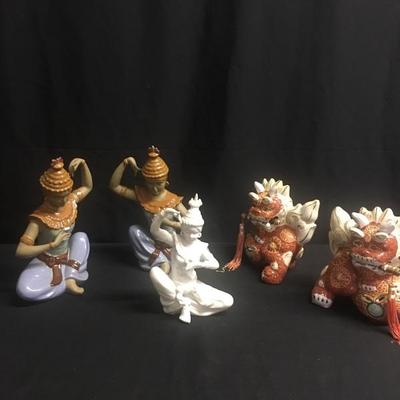 Lot 90 - 5 Decorative Figurines 