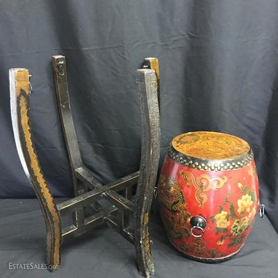 Lot 7- Drum on Stand 